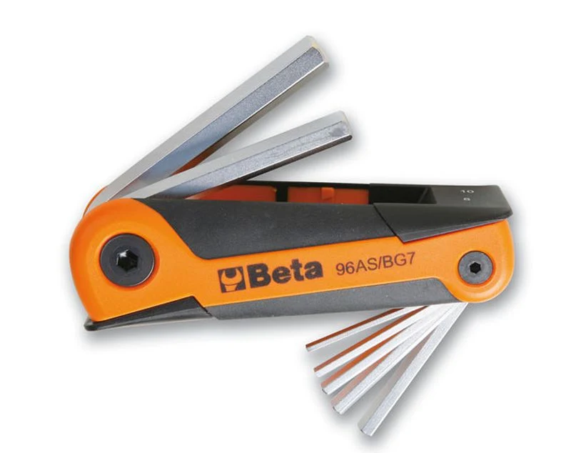 Zestaw kluczy imbusowych trzpieniowych calowych 3/32"-3/8" 7w1 | 96AS/BG7