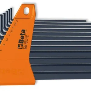 Zestaw kluczy trzpieniowych długich 2-10mm 12szt | 96L/SC12