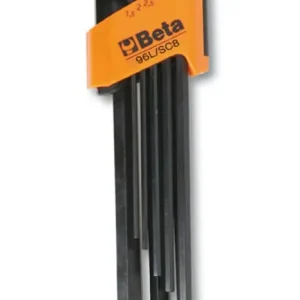 Zestaw kluczy trzpieniowych długich 2-10mm 8szt | 96L/SC8
