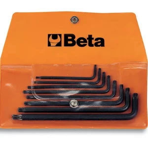 Zestaw kluczy trzpieniowych TORX z kulistą końc. w pokrowcu T9-T40 8szt | 97BTX/B8