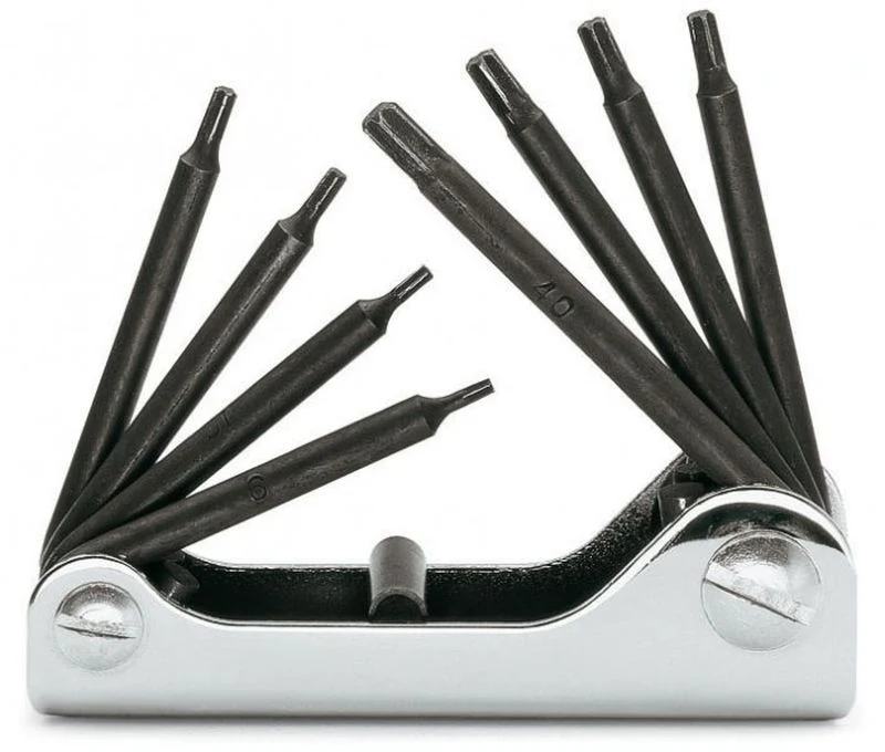 Zestaw kluczy trzpieniowych TORX w rękojeści z metalu T9-T40 8szt. | 97TX/G8