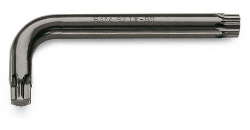 Zestaw kluczy trzpieniowych TORX w rękojeści z metalu T9-T40 8szt. | 97TX/G8
