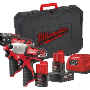 Zestaw Milwaukee M12 BPP2A-203C wiertarko-wkrętarka udarowa 12V