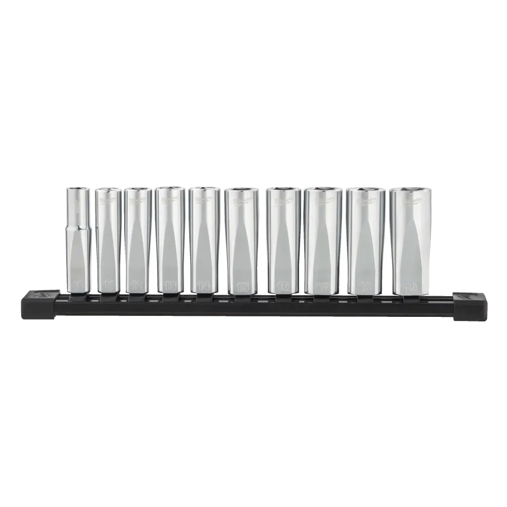 Zestaw nasadek długich 3/8˝ 10 szt. (10-19mm) | 4932492509