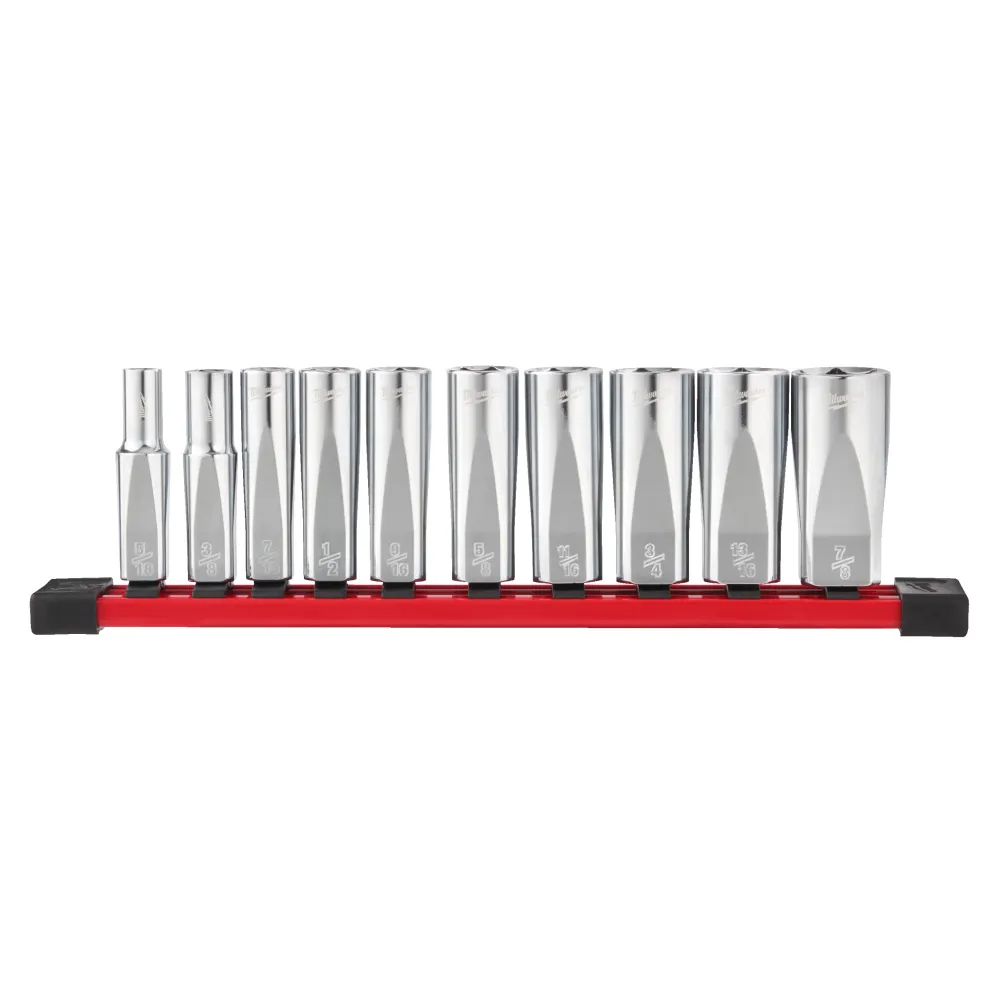 Zestaw nasadek długich 3/8" 10 szt. (10-19mm) | 4932492510