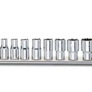 Zestaw nasadek 1/4" z profilem uniwersalnym, chromowane 4-14mm 13 szt. | 900U/SB13