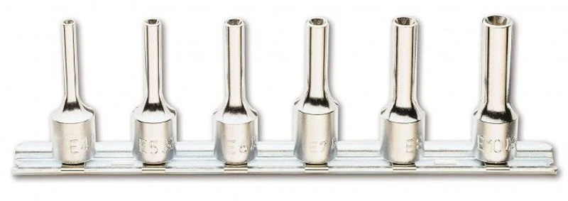 Zestaw nasadek 3/8" TORX wew. długich E4-E10 6szt | 910FTXL/SB6