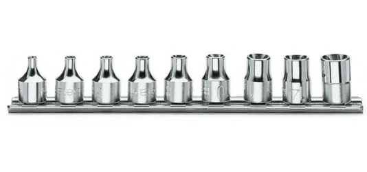 Zestaw nasadek 3/8" TORX wewnętrznych T4-T16 9szt | 910FTX/SB9