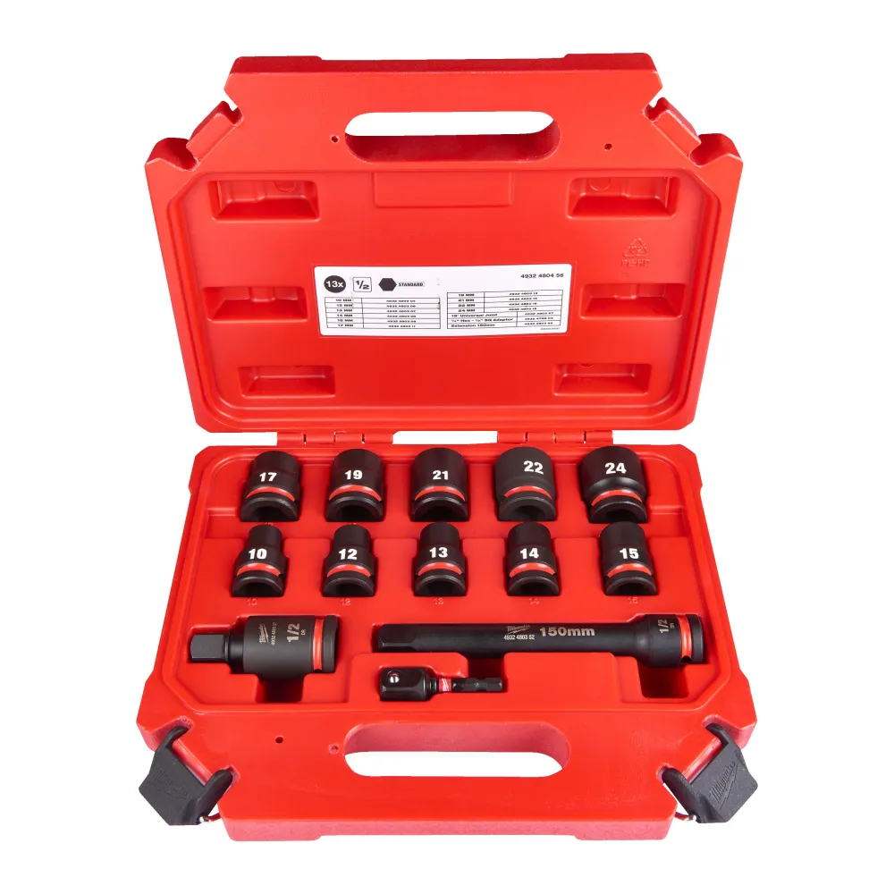 Zestaw nasadek udarowych ShW 1/2" 13el. | 4932480456