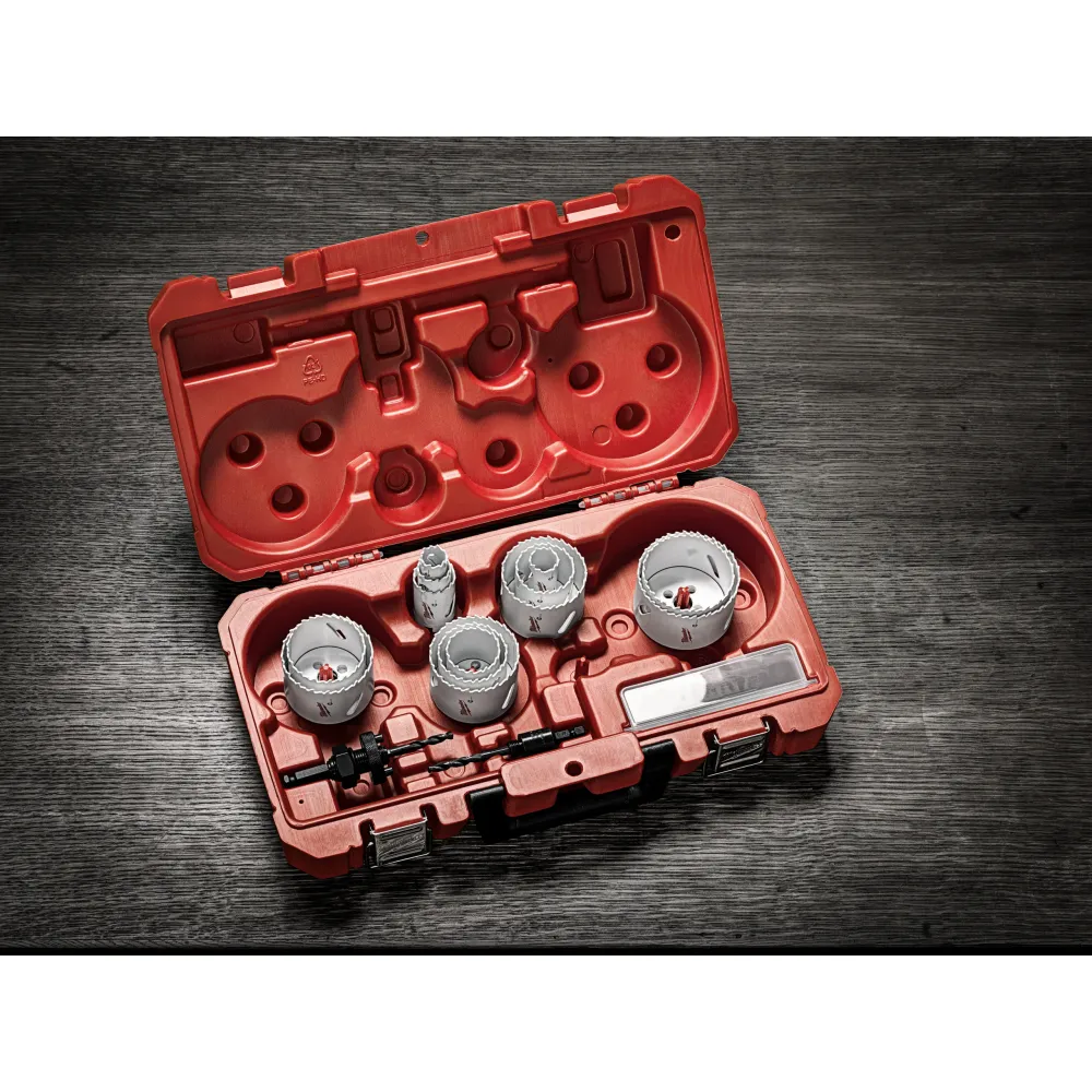 Zestaw otwornic HOLE DOZER Bi-metal do stali (17 sztuk) | 49224102
