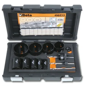 Zestaw pił otworowych 19-64mm 9szt | 450/C13