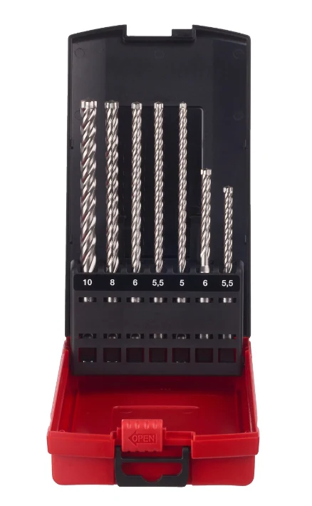 Zestaw wierteł SDS Plus do zbrojonego betonu MX4 - 7szt | 4932492114