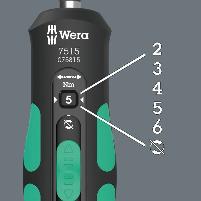 Zestaw wkrętaków dynamometrycznych Wera 7515/16 ( 4000828159 ) 16-częściowy zestaw 2, 3, 4, 5, 6 Nm