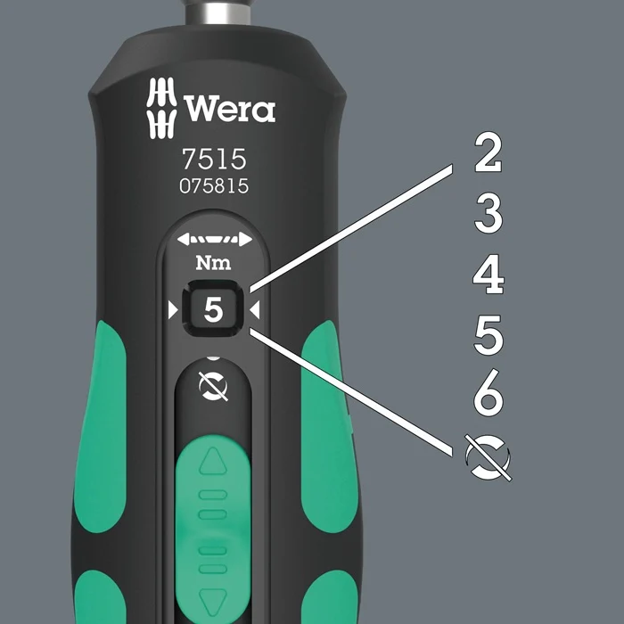 Zestaw wkrętaków dynamometrycznych Wera 7515/16 ( 4000828159 ) 16-częściowy zestaw 2, 3, 4, 5, 6 Nm