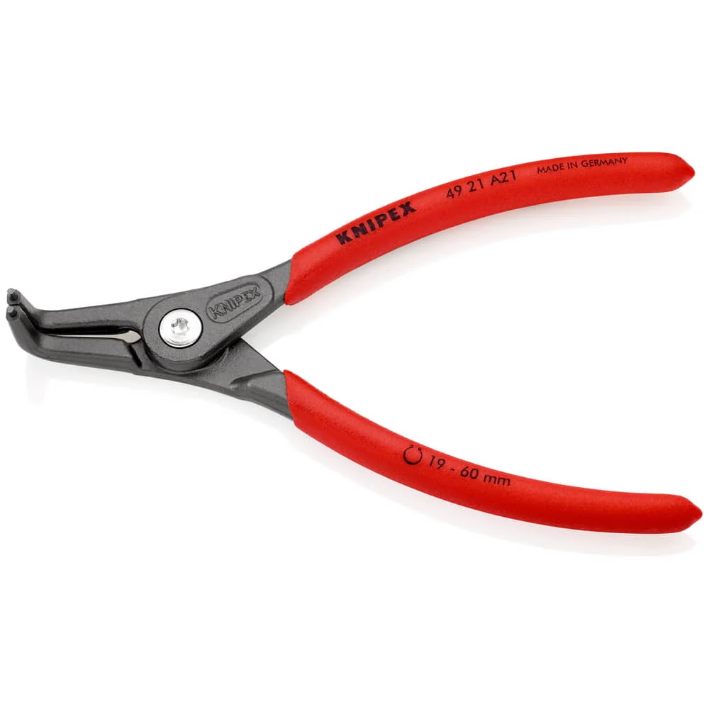 Zewnętrzne szczypce do pierścieni osadczych KNIPEX 21 do wałków Ø 19 - 60 mm ( 4000810575 )