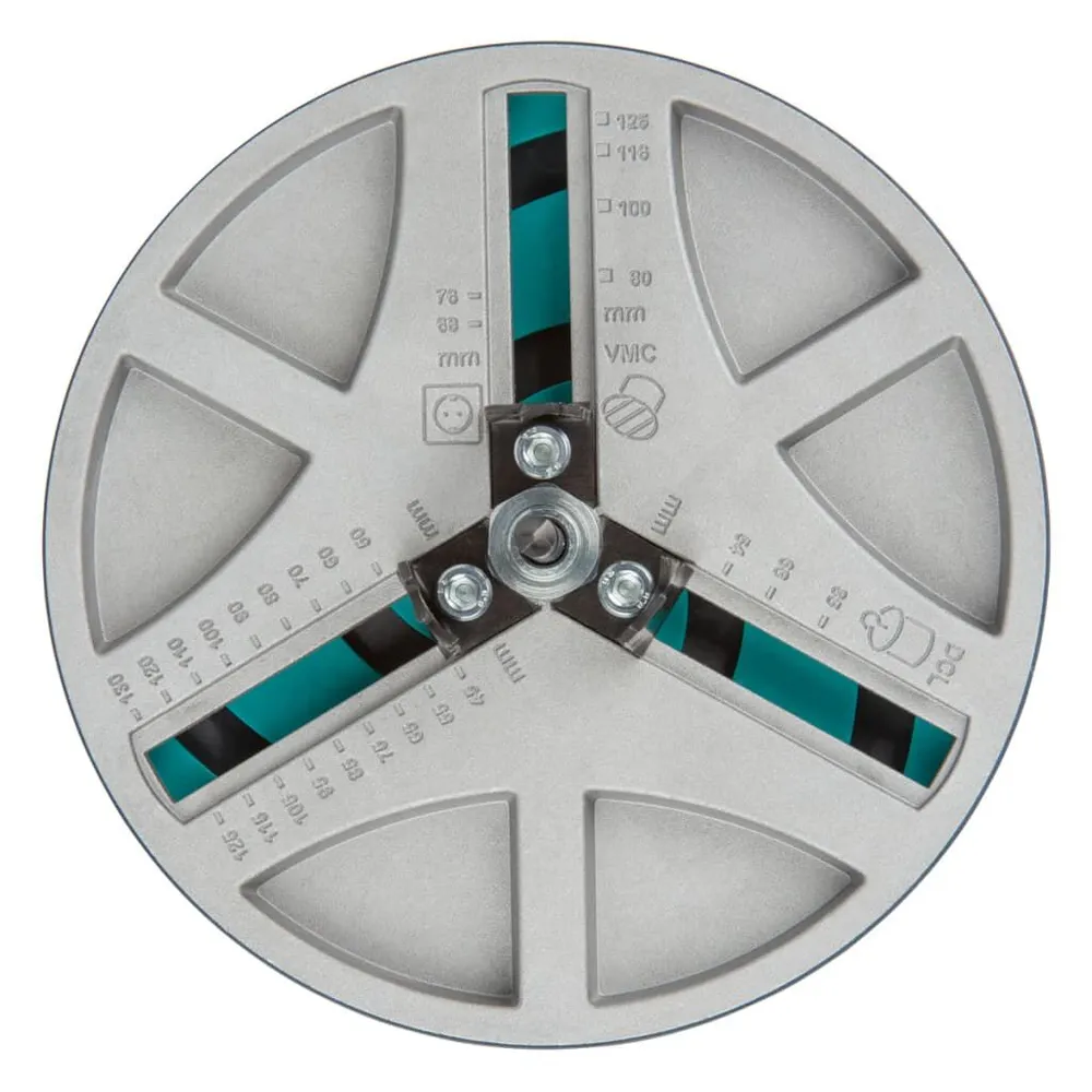 wolfcraft Otwornica regulowana AH 45-130, metalowa, 30 mm, 5978000
