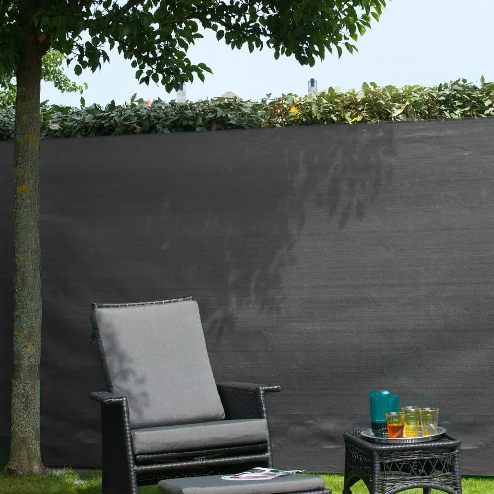 Nature Osłona ogrodowa, PE, 1 x 3 m, antracytowa