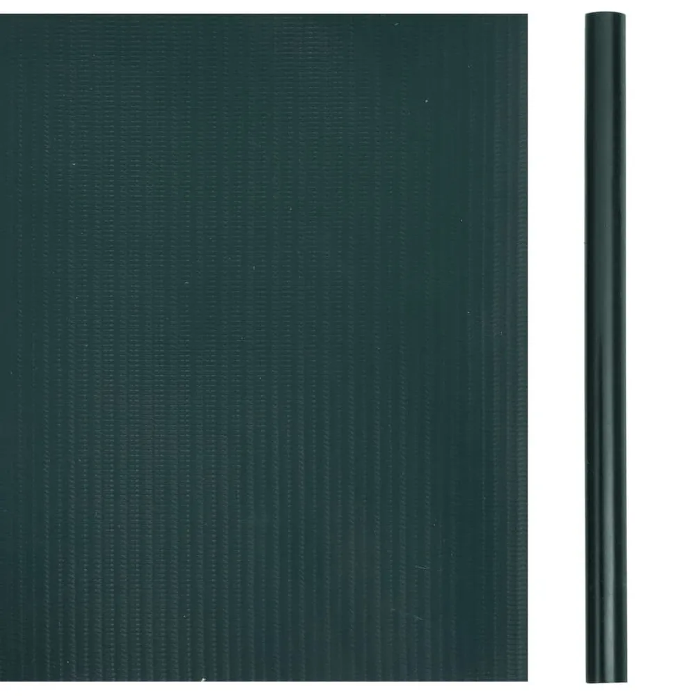 Osłona na ogrodzenie ogrodowe, PVC, 35x0,19 m, zielona, mat