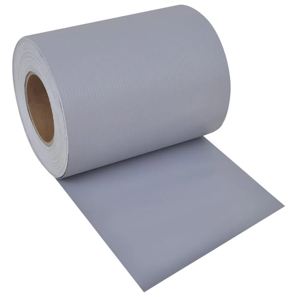 Osłona na ogrodzenie ogrodowe, PVC, 70x0,19 m, szara