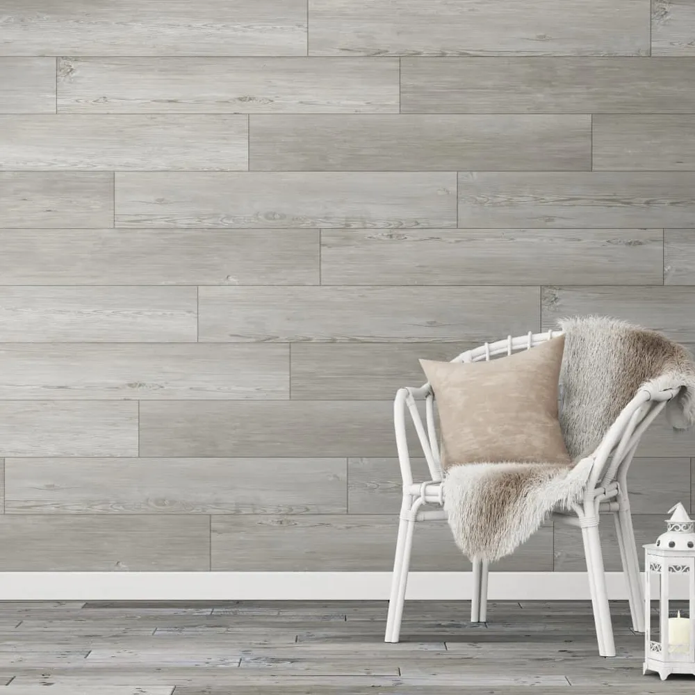 Grosfillex Płytki ścienne Gx Wall+, 15 szt., 15x90 cm, jasnoszary dąb
