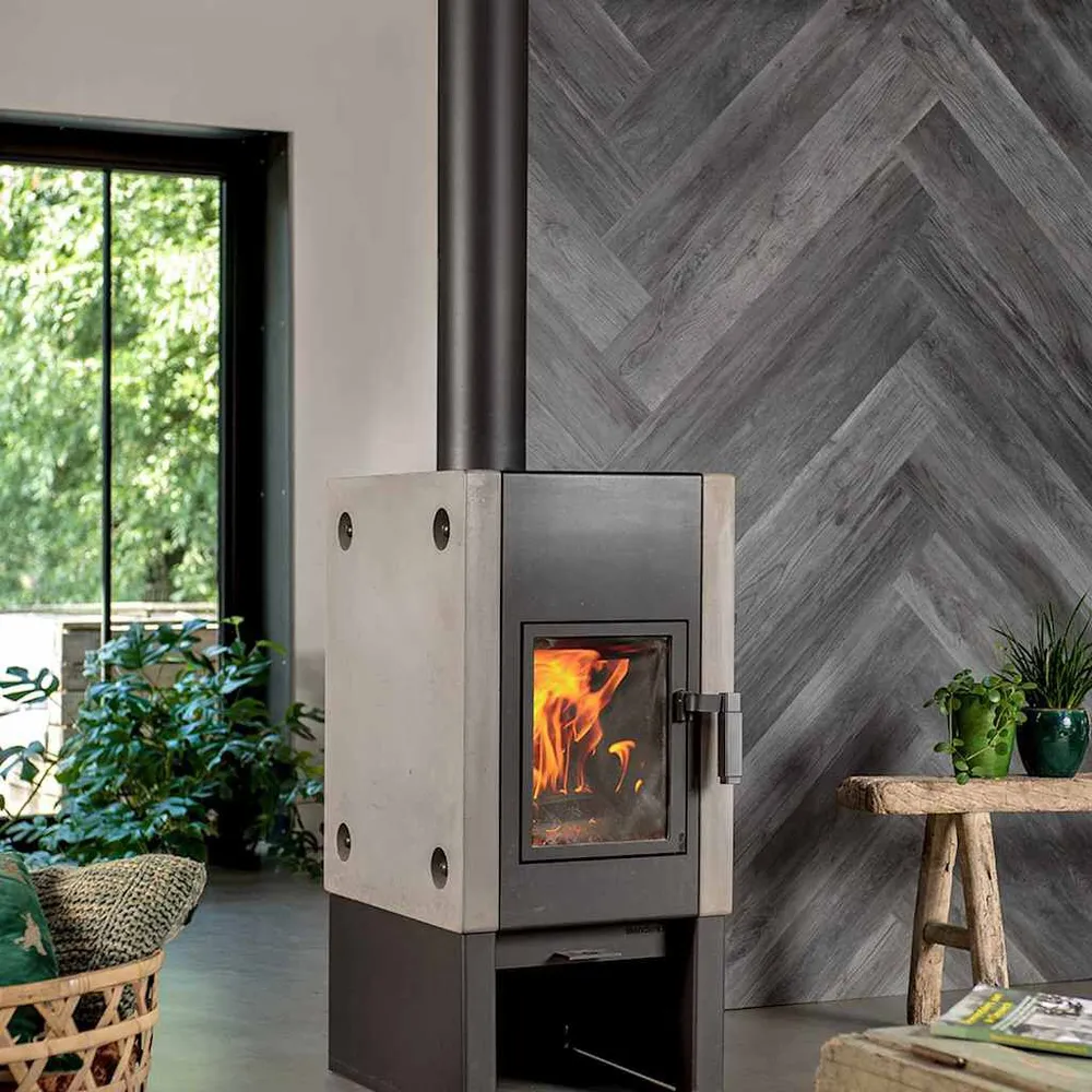 WallArt Listwy drewnopodobne, postarzone drewno dębowe, poszarzane