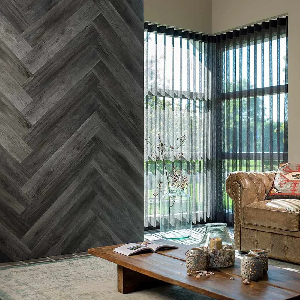 WallArt Listwy drewnopodobne, postarzone drewno dębowe, poszarzane