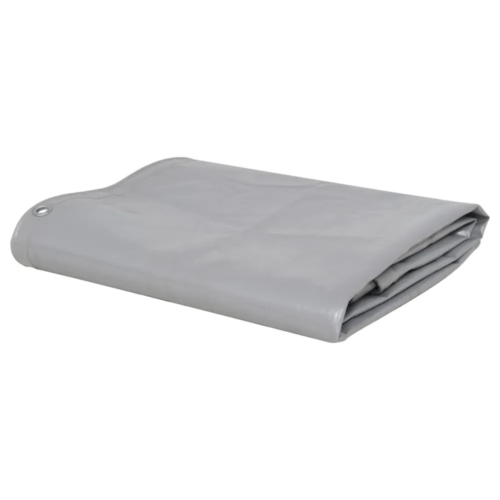 Plandeka 650 g/m², 1,5 x 10 m, szara