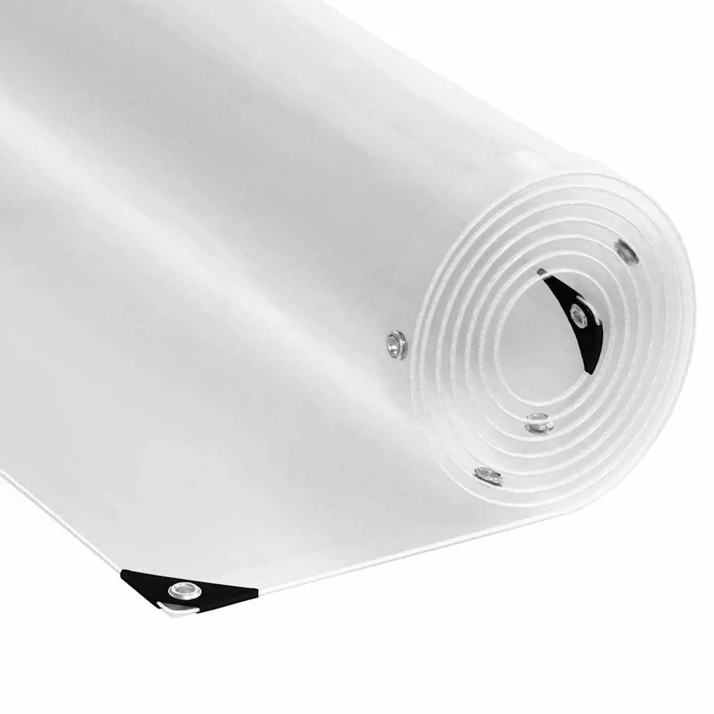 Przezroczysta plandeka z oczkami 1x10 m PVC
