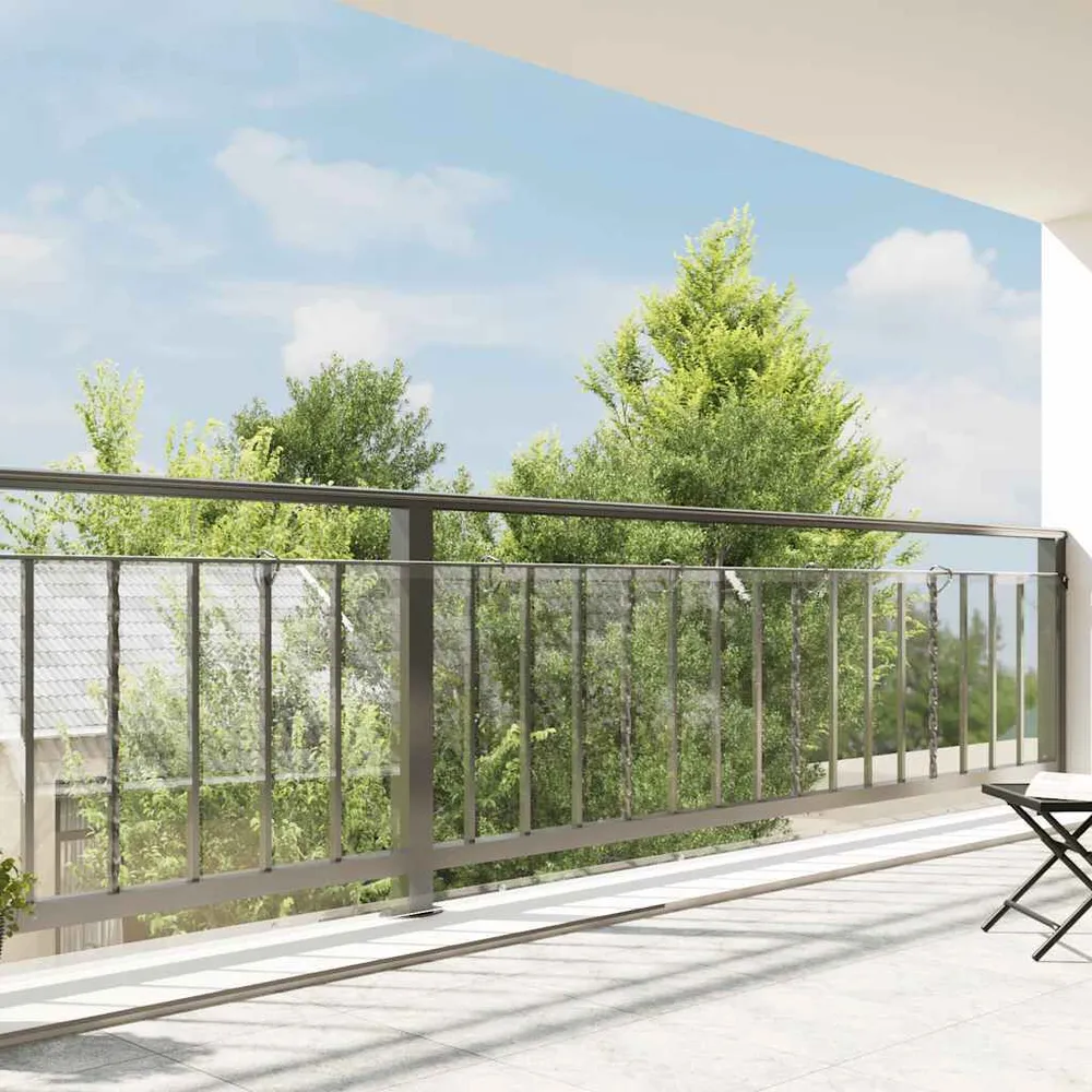 Przezroczysta plandeka z oczkami 1x10 m PVC