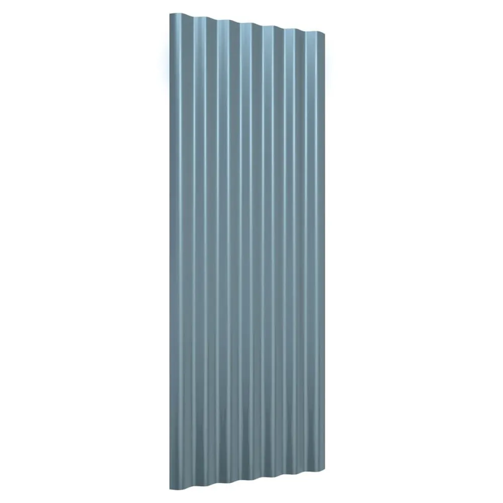 Panele dachowe, 12 szt., malowana proszkowo stal, 100x36 cm