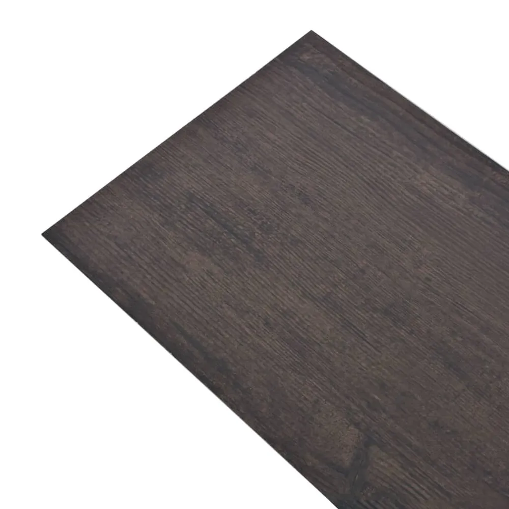 Panele podłogowe PVC, 5,26 m², 2 mm, ciemny dąb, bez kleju