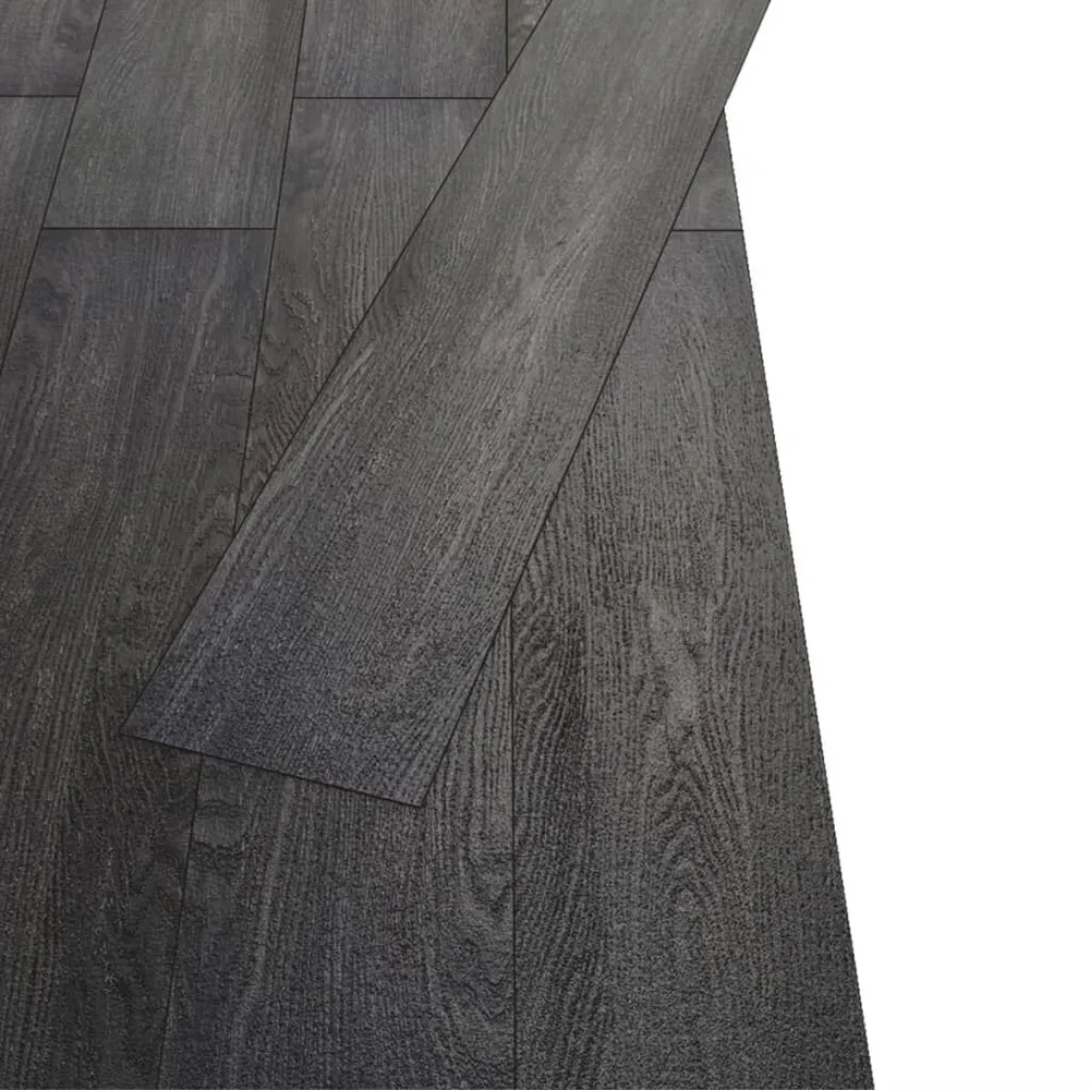 Panele podłogowe PVC, 5,26 m², 2 mm, czarno-białe, bez kleju