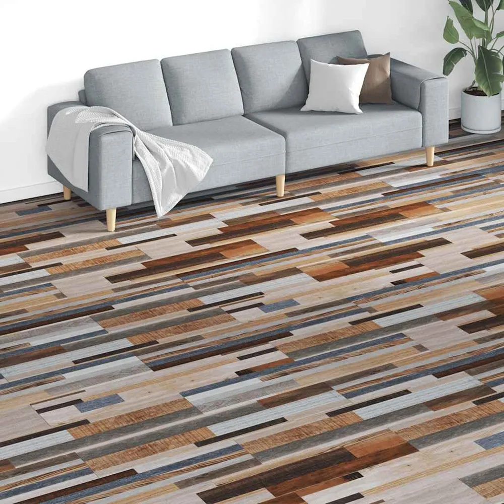 Panele podłogowe PVC, 5,26 m², 2 mm, kolorowe, bez kleju