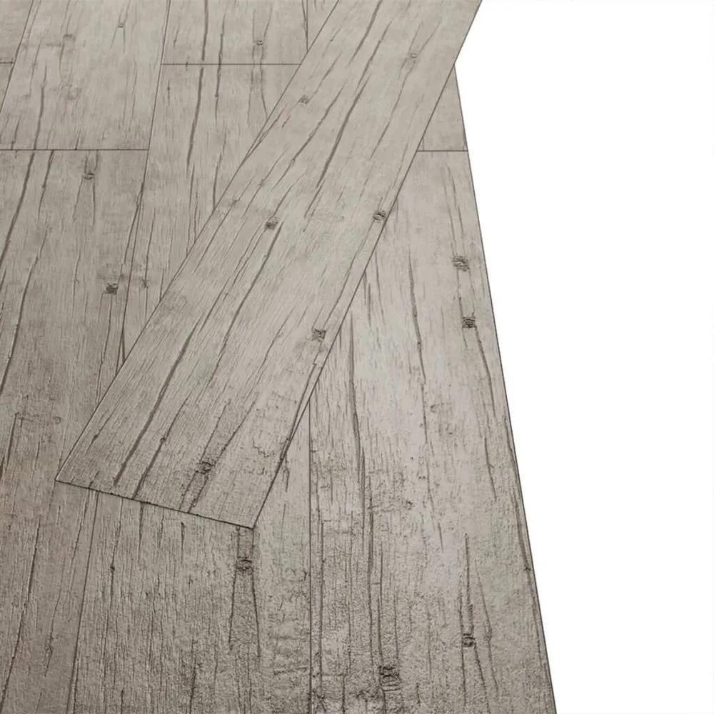Panele podłogowe PVC 5,26 m², 2 mm, spłowiały dąb, bez kleju