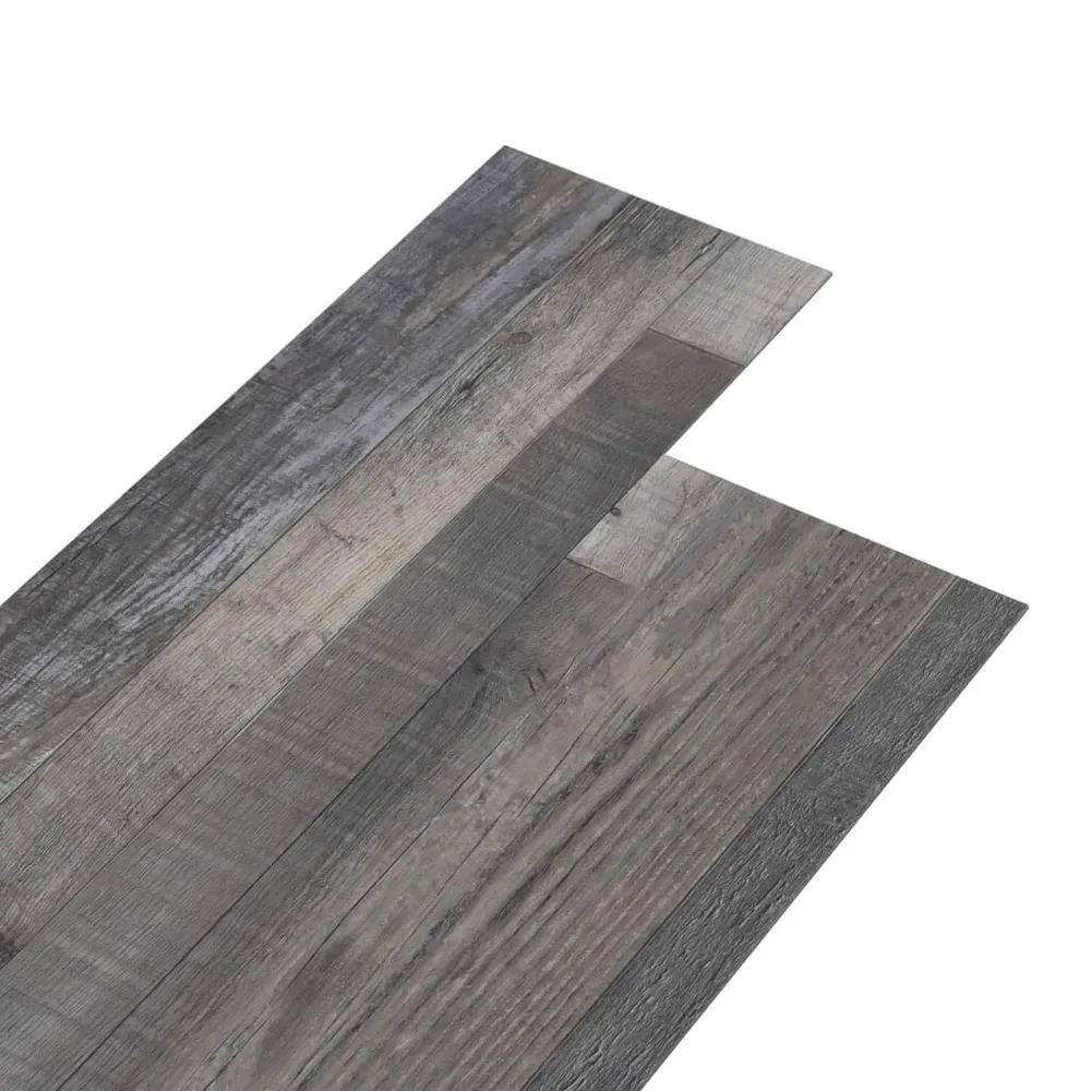 Panele PVC, 5,26 m², 2 mm, drewno industrialne, bez kleju