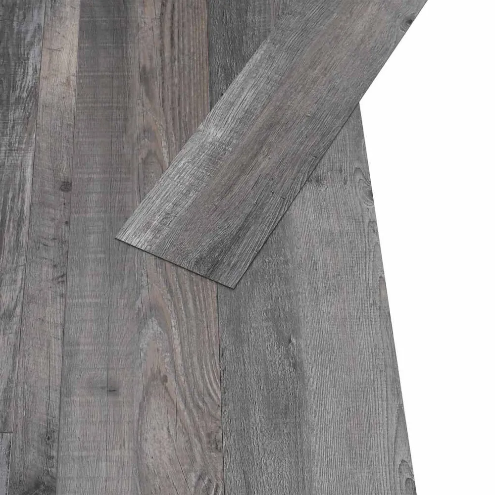 Panele PVC, 5,26 m², 2 mm, drewno industrialne, bez kleju