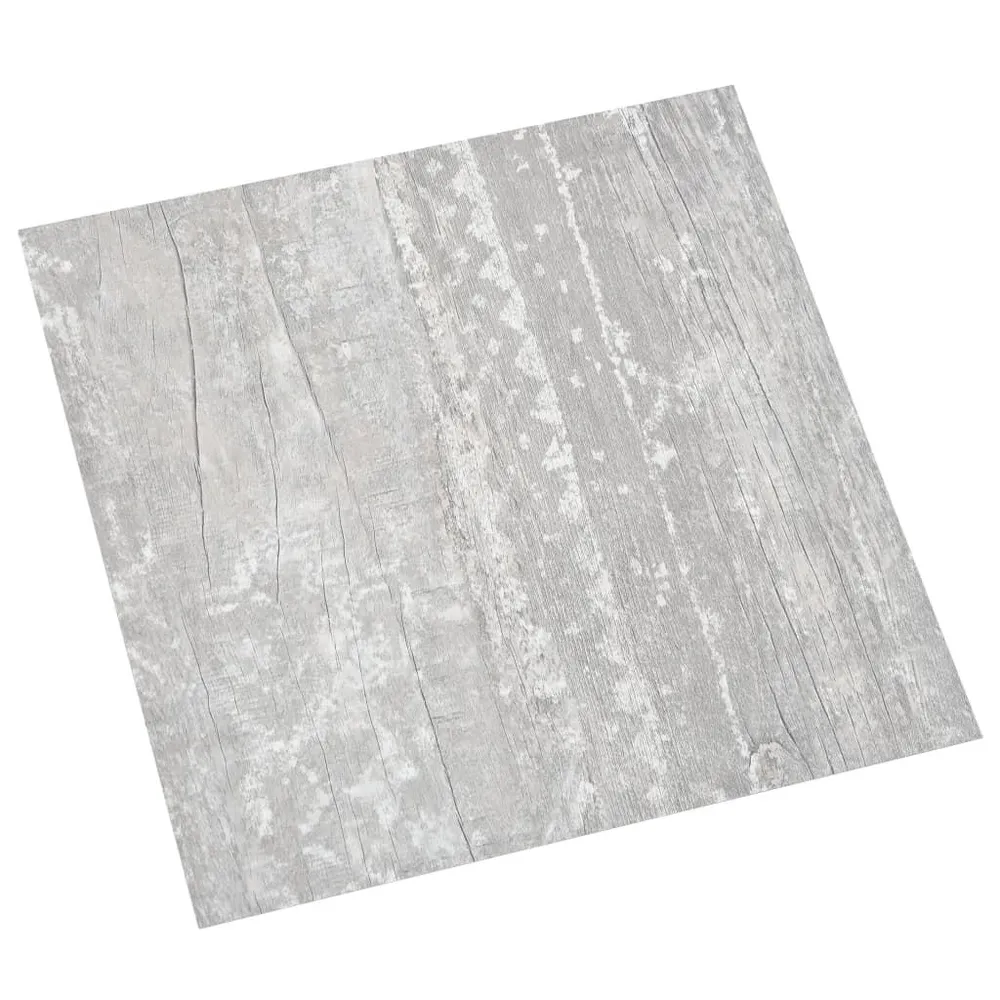Samoprzylepne panele podłogowe, 20 szt., PVC, 1,86 m², szare