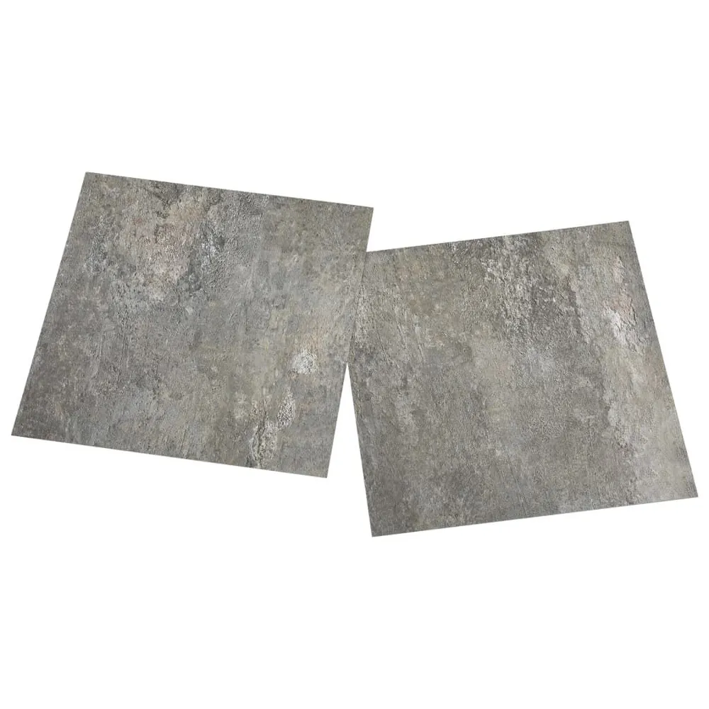 Samoprzylepne panele podłogowe, 20 szt., PVC, 1,86 m², szare