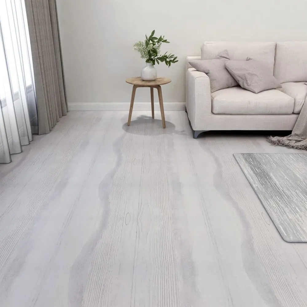 Samoprzylepne panele podłogowe, 20 szt., PVC, 1,86 m², szare