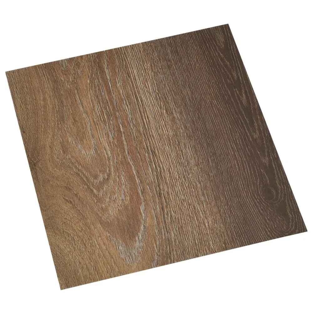 Samoprzylepne panele podłogowe, 20 szt., PVC, 1,86 m², brązowe
