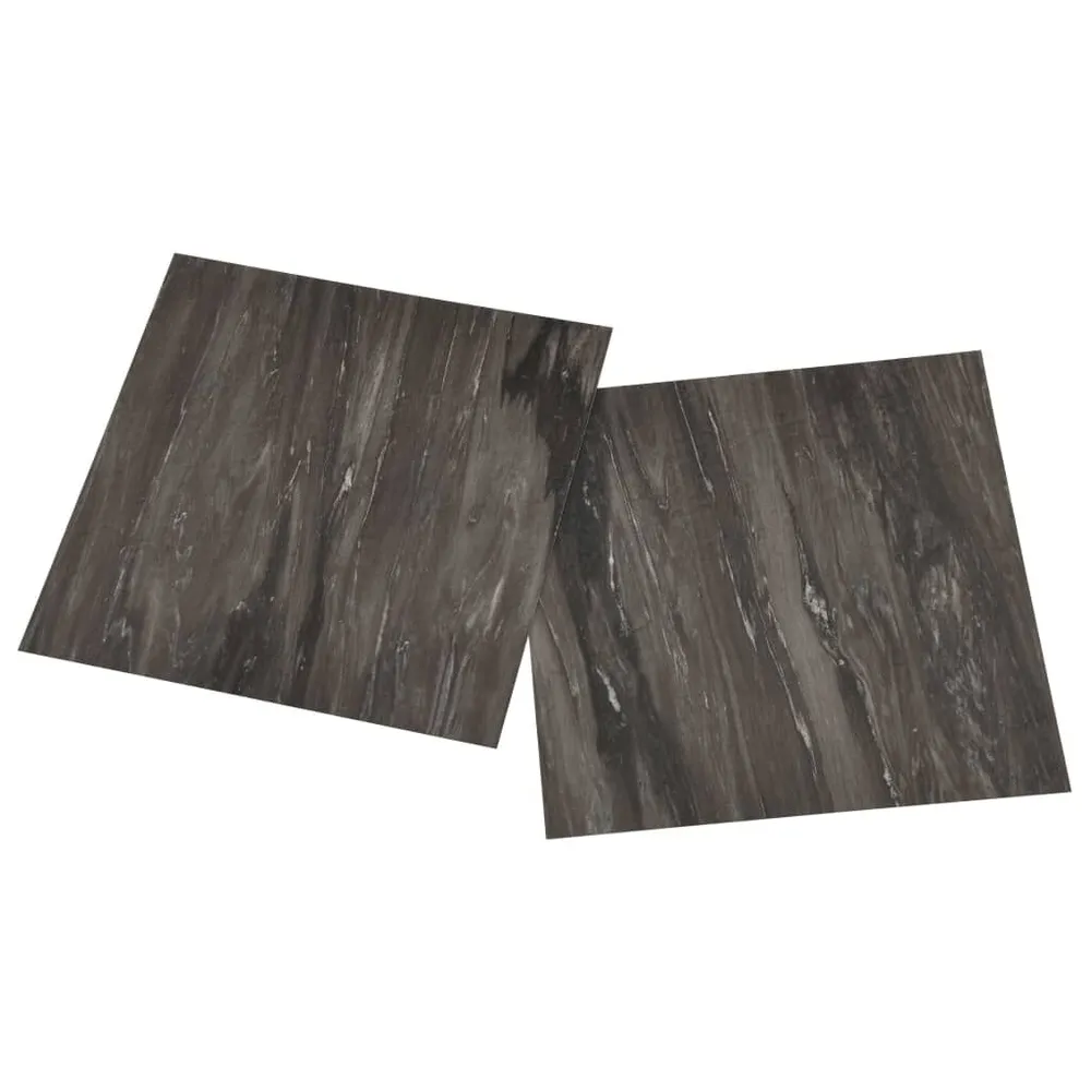 Samoprzylepne panele podłogowe, 55 szt., PVC, 5,11 m², szare