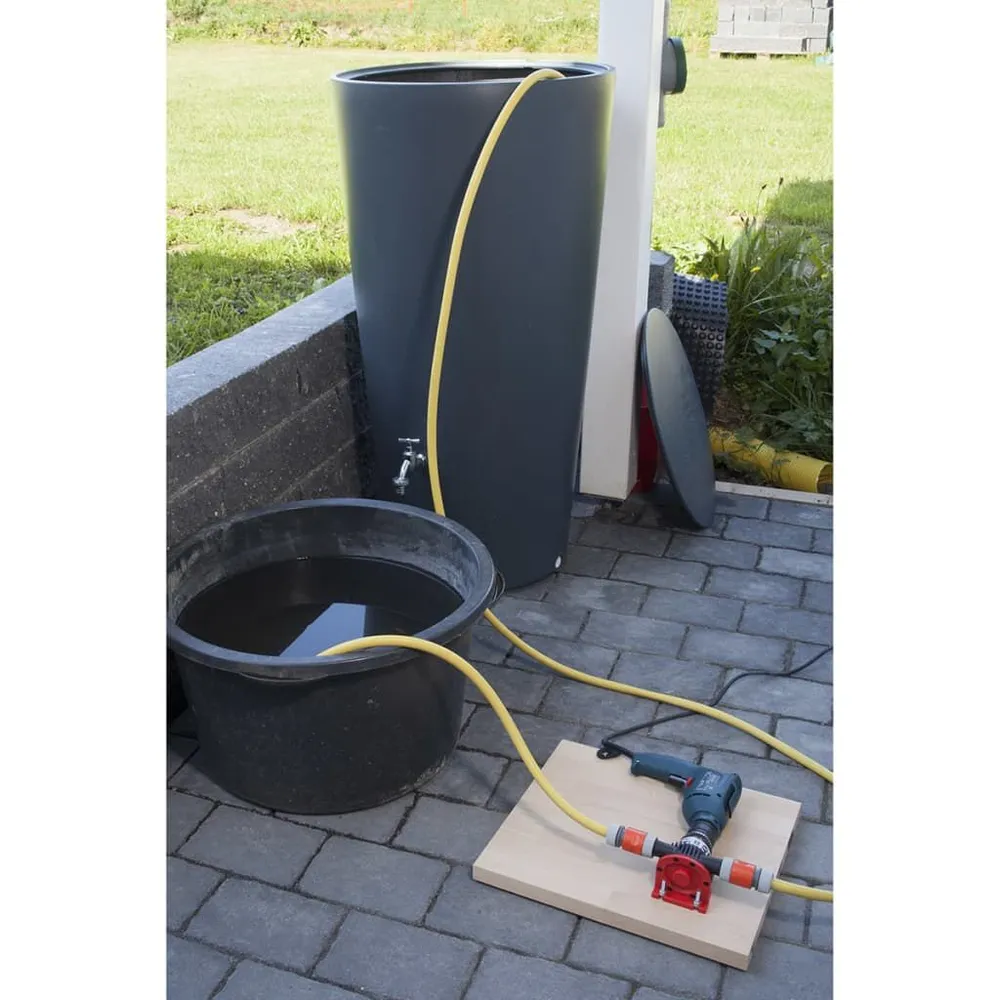 wolfcraft Pompa napędzana wiertarką 3000 l/h, S=8 mm, 2207000