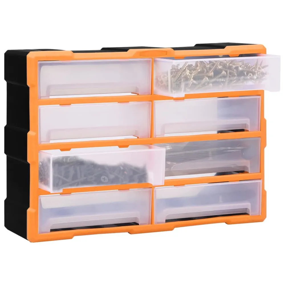 Organizer z 8 dużymi szufladkami, 52x16x37 cm