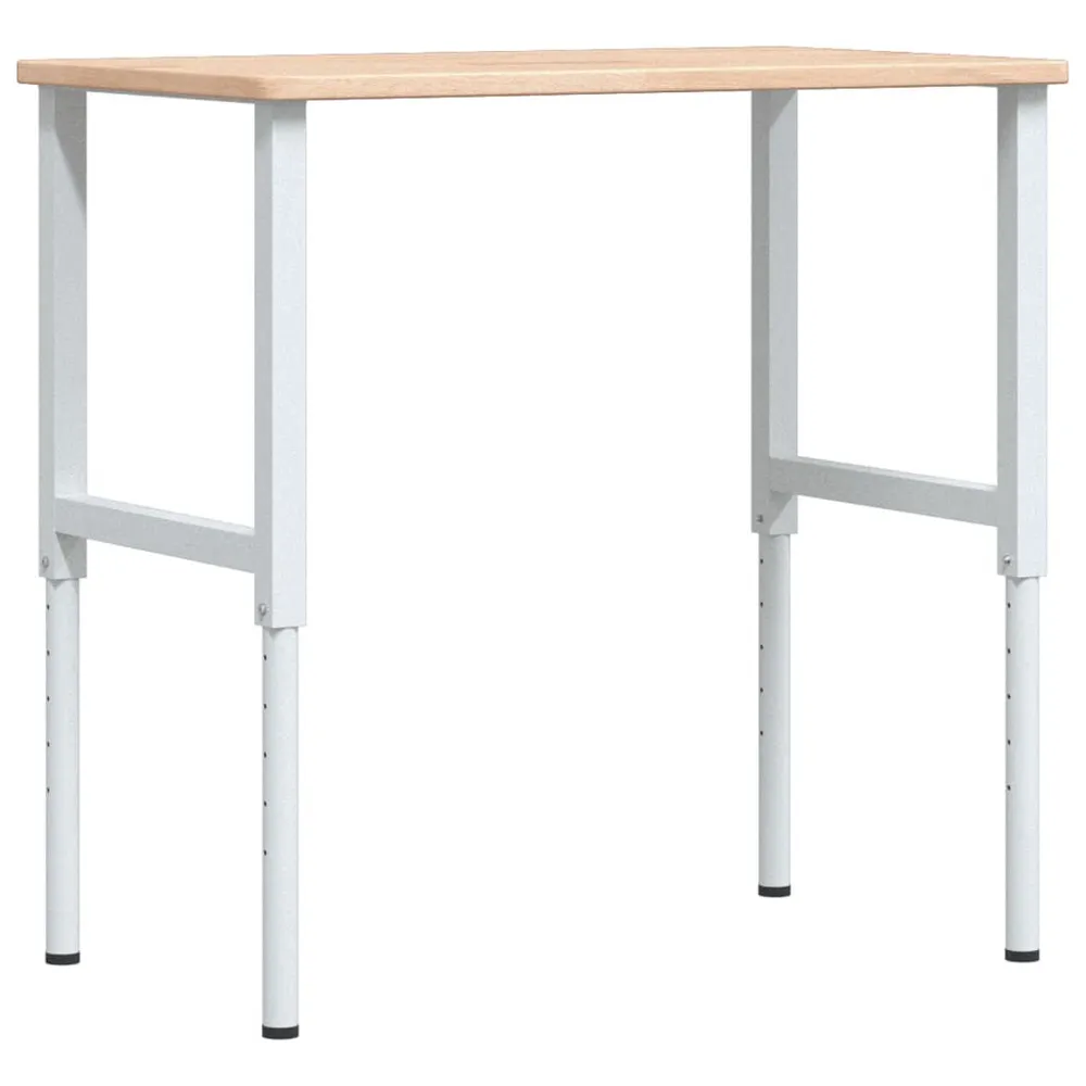 Stolik roboczy, 100x60x(71,5-98) cm, drewno dębowe, prostokątny