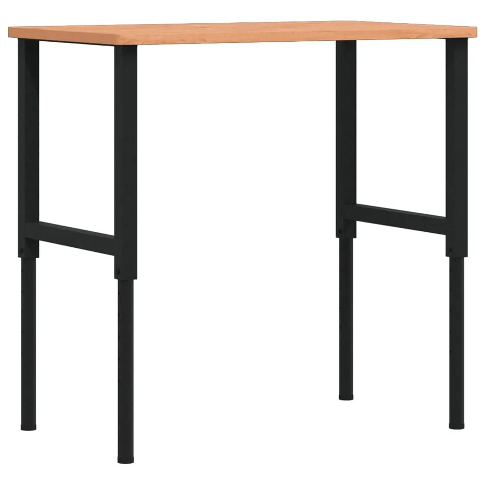 Stolik roboczy, 100x60x(71,5-98) cm, prostokątny, drewno bukowe