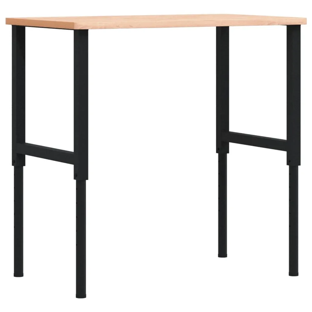 Stolik roboczy, 100x60x(71,5-98) cm, prostokątny, drewno bukowe
