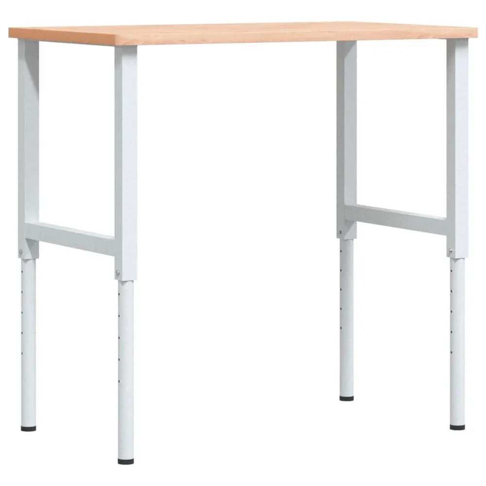 Stolik roboczy, 100x60x(71,5-98) cm, prostokątny, drewno bukowe