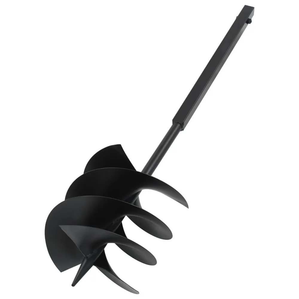 Świder glebowy z uchwytem, 250 mm, przedłużany, 8 m, stal