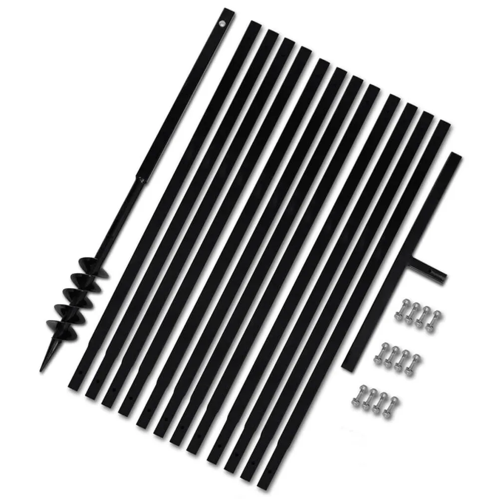 Świder glebowy z uchwytem, 80 mm, przedłużany, 13 m, stal
