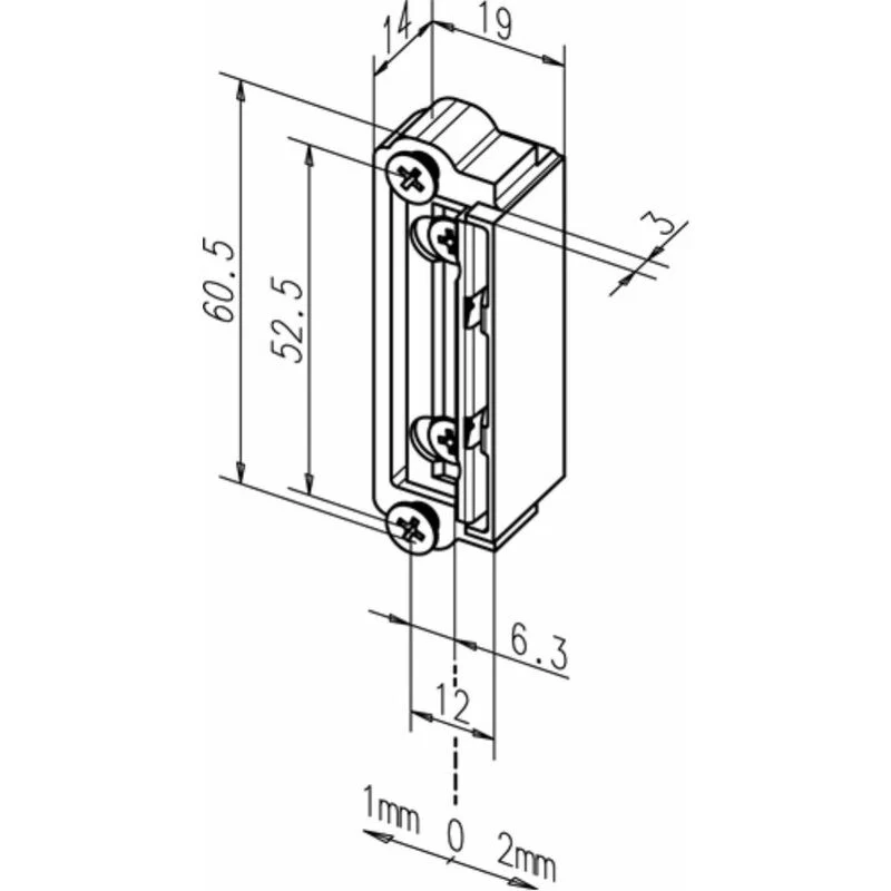 ASSA ABLOY Elektrozaczep część zamienna 1418-13 ProFix 2 uniwersalny ( 3324030996 )